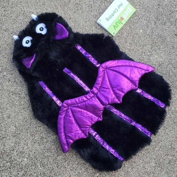 Black Bat Dog Costume Halloween Pet Luv Clothes S - Picture 7 of 8